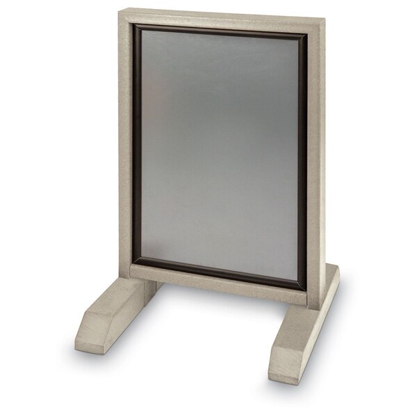 Sliding Door Indoor Enclosed Corkboard, 6